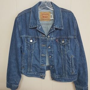 Levi's ladies denim/jean jacket Large vintage